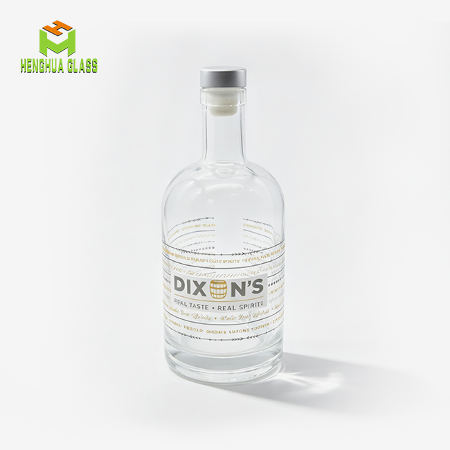 750ml 25oz Nordic Style Glass Liquor Bottle